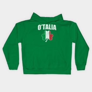 O'Talia Irish Italian Italia Italy Flag Shamrock St Patrick's Day Kids Hoodie